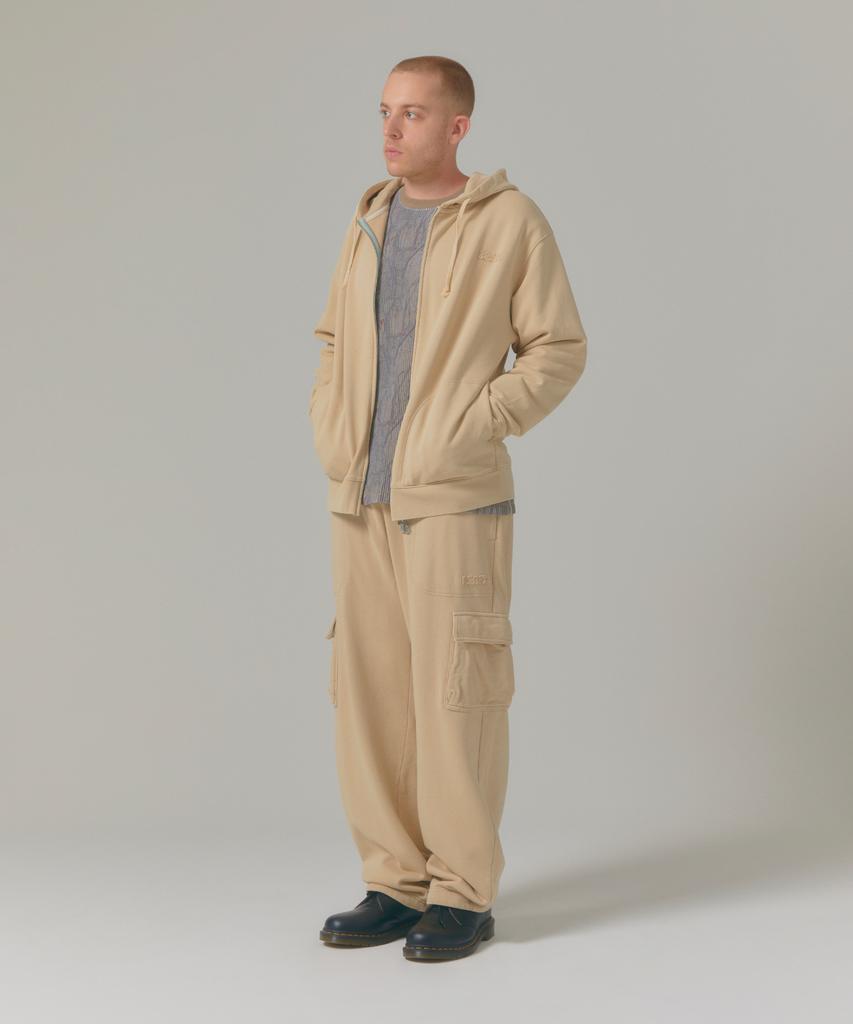 LMC Хлопковые брюки-карго с аппликацией 'Washed Og' Бежевые
