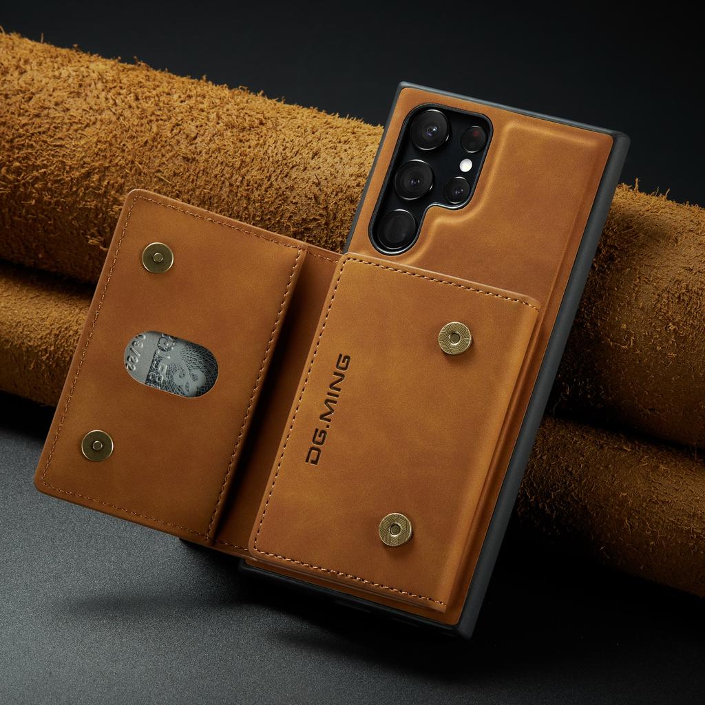 Кожаный магнитный кошелек Folio, съемный чехол с карманом для карт для Samsung S22 Ultra S21 S20 A52 A13 A33 A53 A73 A22 A32 A21s, чехол