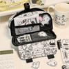 Printed Stationery Organizer Large-capacity Pen Pouch High Quality Pencil Case