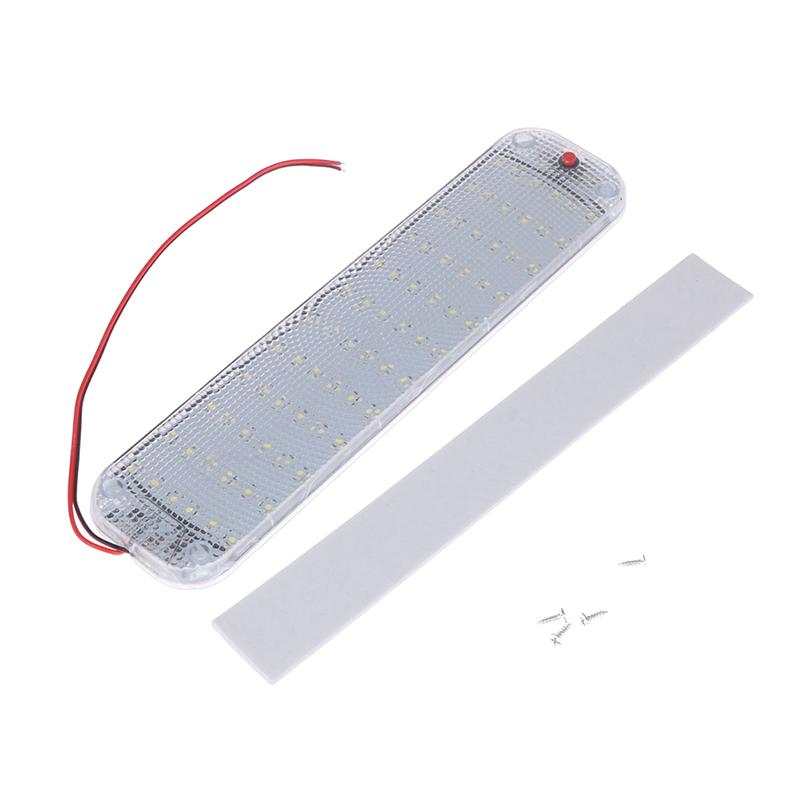72 светодиодных панели для автомобильного салона, лампа для чтения, высокая яркость, освещение салона для фургона, грузовика, автофургона, лодки, кемпера, полоса освещения 12 В-24 В