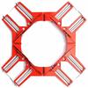 SHOOTING Corner Clamps, Set of 4, DIY Tools for Woodworking and Welding, 90 Degree Right Angle, Maximum Fixing Width: 74mm