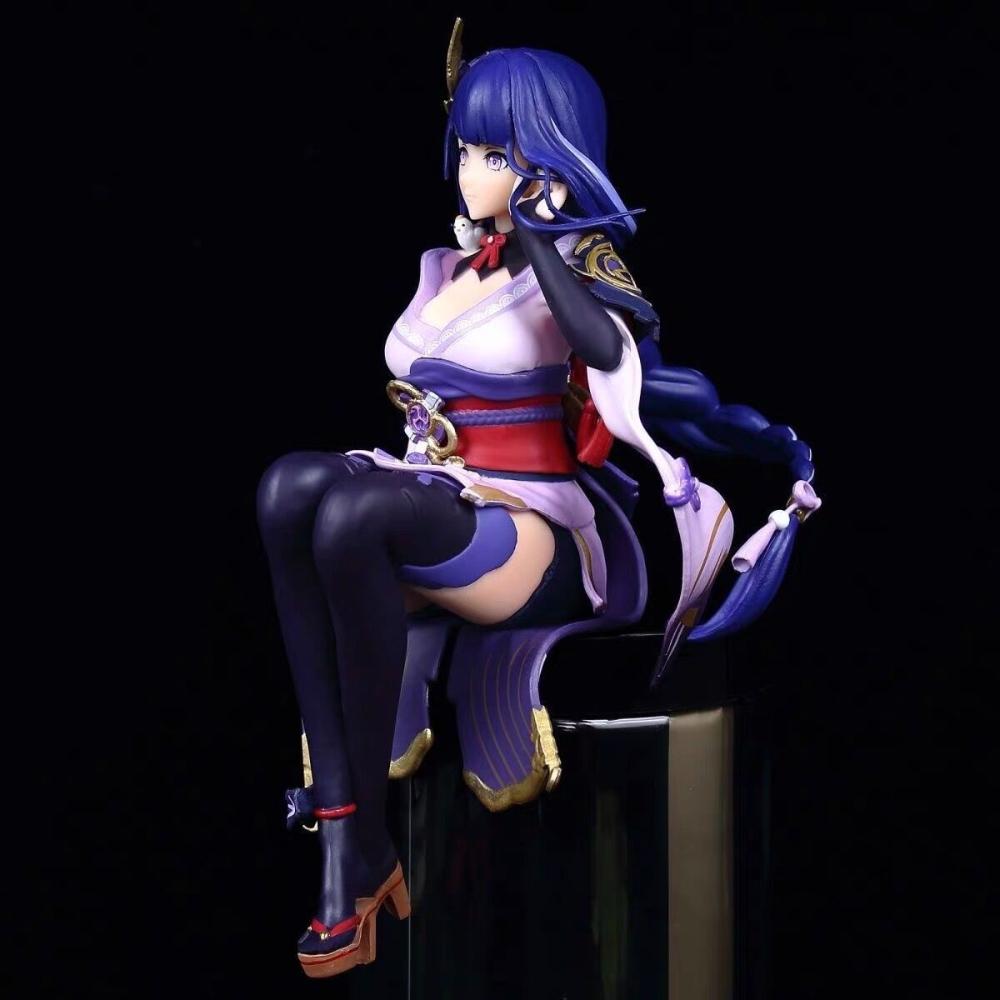 Genshin Impact Figma 18см/7.09дюйм Модель Райдэн Сёгун Игровые аксессуары Мультяшная Коллекционная Настольные украшения Игрушки Настольная кукла