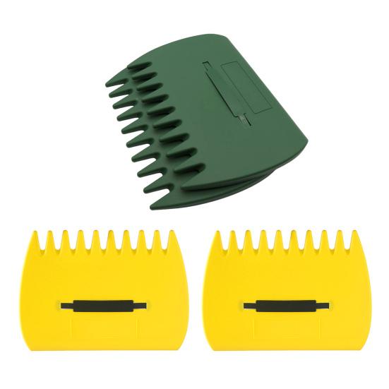 2 пары лопат для листьев ручных грабель большой пластиковый захват для листьев когти садовые лопаты для сбора листьев травы скошенной травы веток мусора