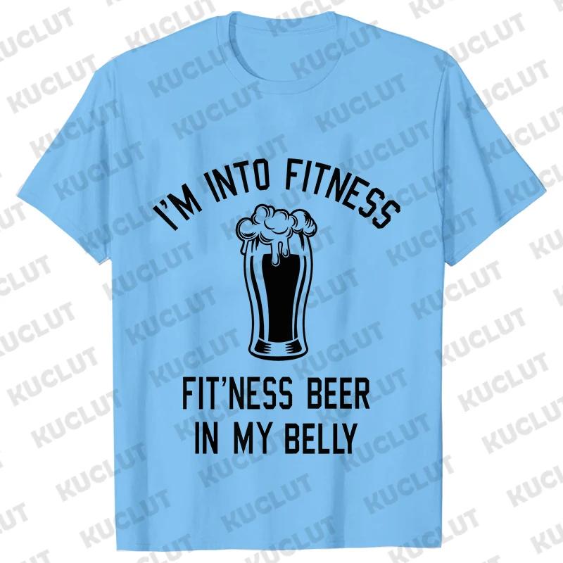 Men's Street Wear T-shirts Need Beer Graphic Tee Shirt Homme Funny Low Battery Need Beer Novelty T-Shirt Drinking Party Tshirts