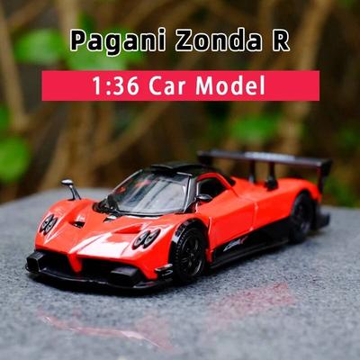Суперкар Pagani Zonda R 5-дюймовая металлическая машина Симуляция Литая и игрушечная машина RMZ city 1:Модель из 36 сплавов с откатным механизмом