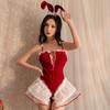 Сексуальный рождественский костюм косплея зайчика, нижнее белье