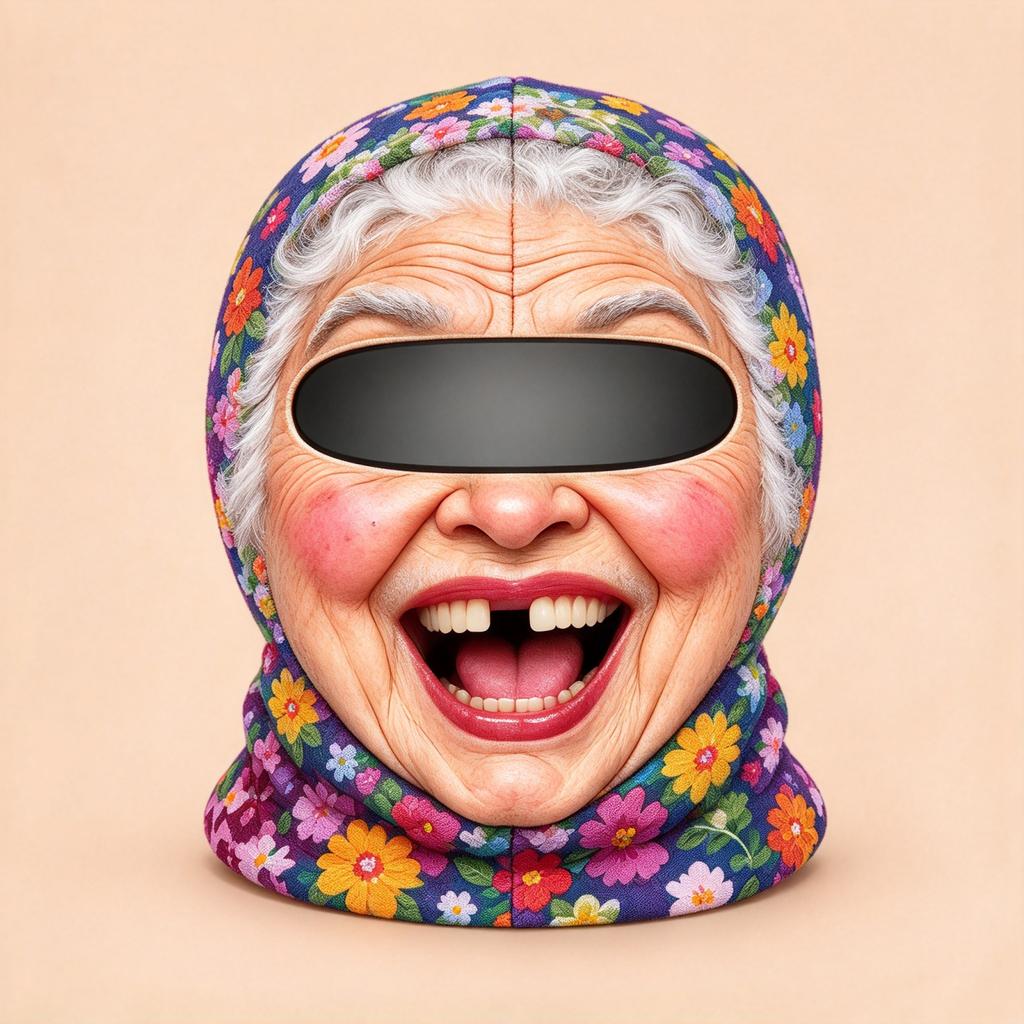 Новинка Реалистичный принт Старика на всю маску, 3D-печатная ветрозащитная маска для зимних видов спорта на открытом воздухе, Солнцезащитные очки в комплект не входят