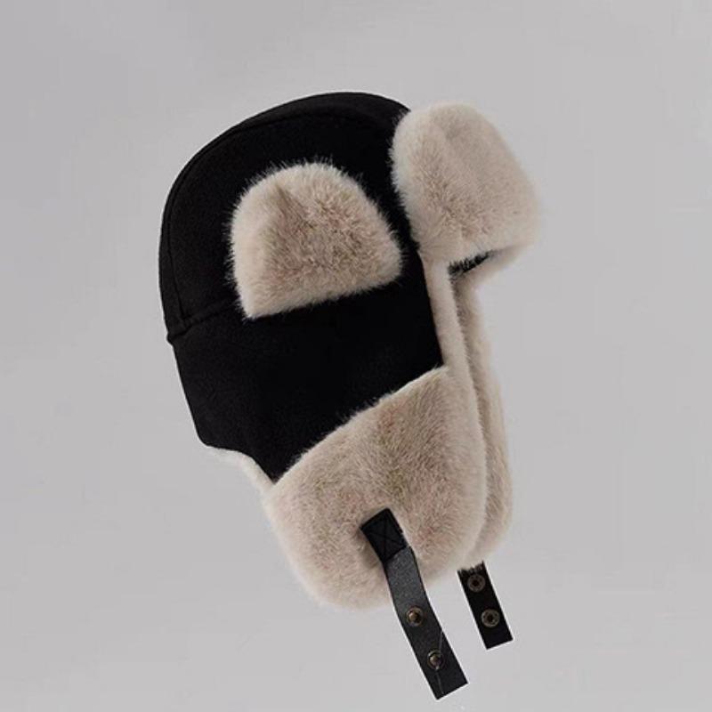 Зимняя теплая шапка с большими ушами, из флиса, утолщенная, с защитой ушей, для мужчин и женщин