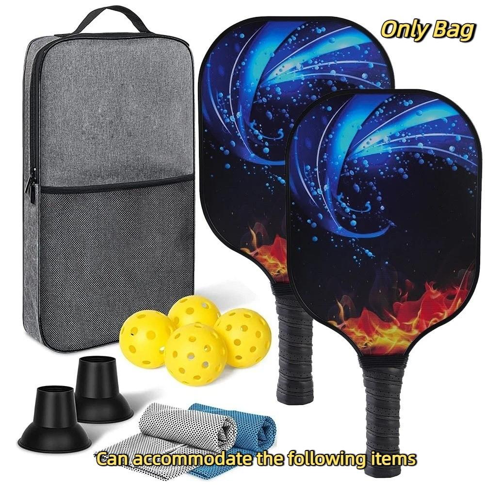 Portable Pickleball Paddle Bag Professional Racket Organizer Storage Bag Pickle Racket Bag  Unisex
