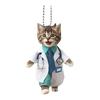 Hoodie Skull Acrylic Hanging Decoration Home Indoor Christmas Tree Car Rearview Mirror 2D Flat Dog Cat Hanging Ornament Cartoon Animal Pendant