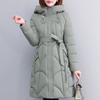 Winter Women's Coat Long Thickened Warm Cotton Padded Parka Ladies Jacket