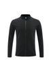 LULU Men's Autumn Breathable Sport Jacket - Casual Long Zipper, Stand-Up Collar, Trendy Running Outerwear