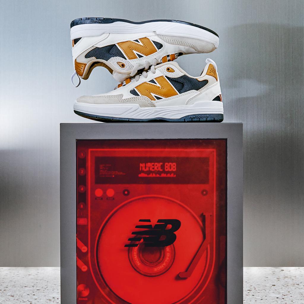 Tiago Lemos x New Balance Numeric 808 Морская соль Загар Унисекс Кроссовки Крем NM808FCY