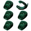 Strong Duvet Clips, Anti-Slip, Needleless, Anti-Slip, Easy Installation, for Preventing Blankets from Slipping, Set of 6, Dark Green
