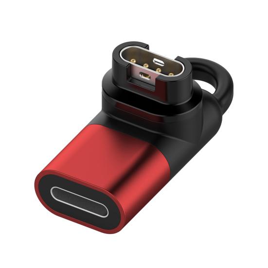 Адаптер для зарядного устройства для часов, портативный мини-переходник для зарядки женских и мужских часов с изгибом 90 градусов для Garmin Fenix ​​7 7x 5S 6 6X 6S PRO Instinct