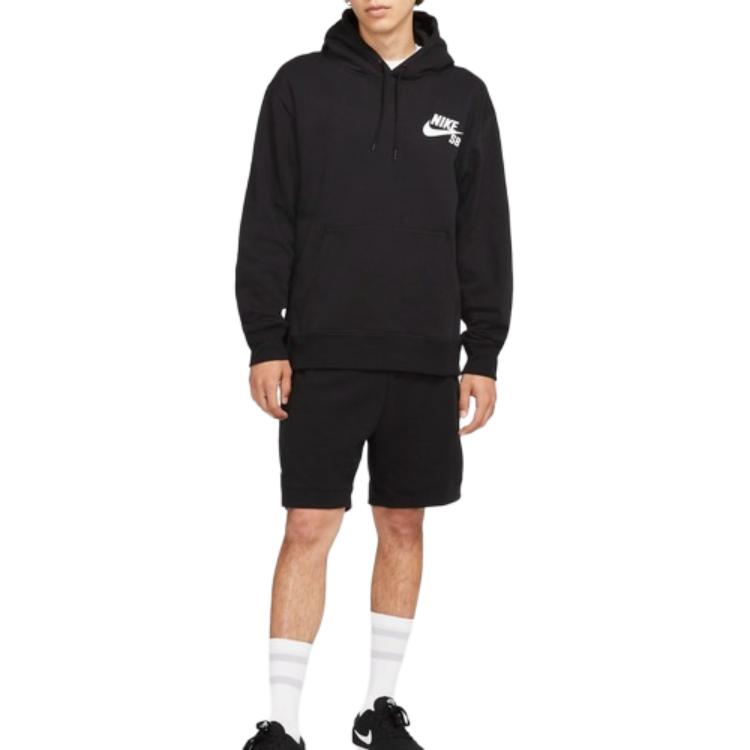 Nike Толстовки Мужские Черные С Капюшоном Умеренная Обычная CW7065-010
