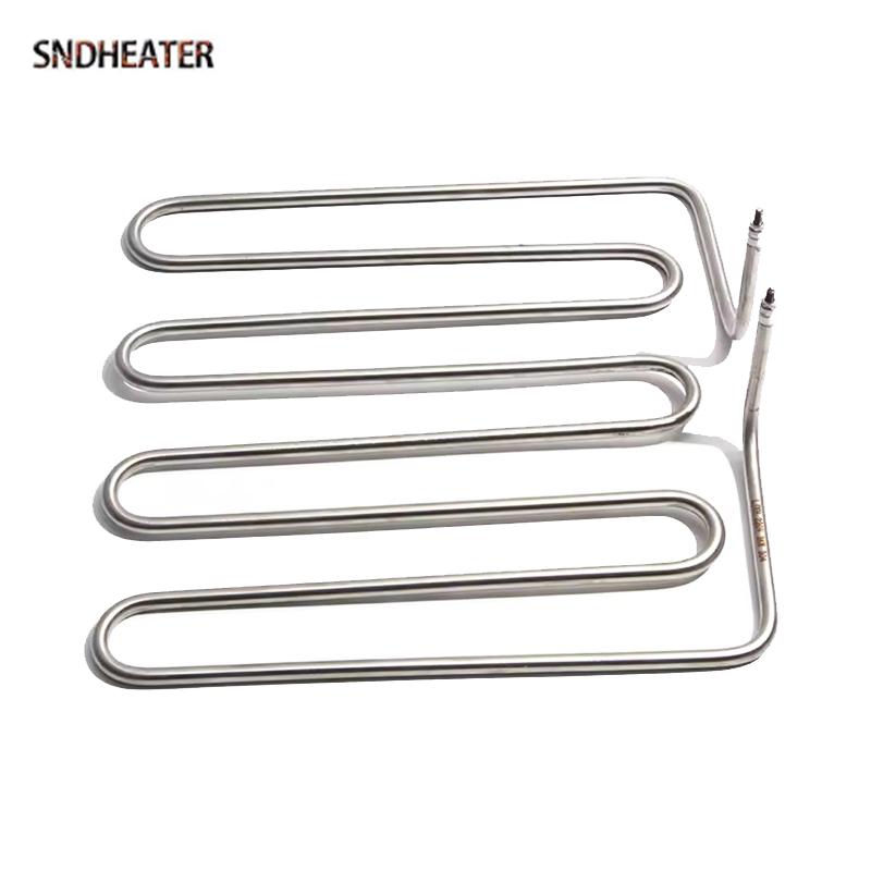 SNDHEATER 220В 3кВт Электрический 4U Нагревательный элемент 304SS Нагреватель для сушильной камеры Воздуха Запасная часть Замена для печи для сауны 305*305*100ММ(Ш*Д*В)