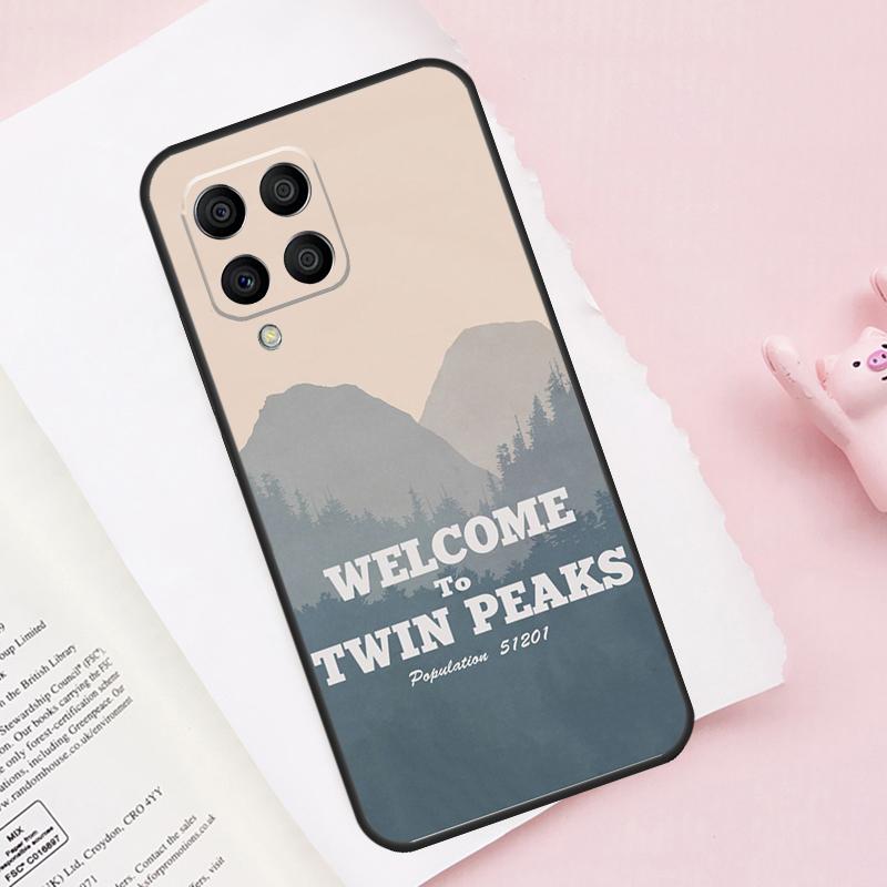 Добро пожаловать в Твин Пикс Чехол для Samsung Galaxy M16 M36 M56 M21 M20 M23 M31 M11 M54 M14 M34 M13 M52 M32 M12 M15 M55