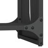 Firewood Rack Black 40 x 30 x 80 cm Cold Rolled Steel