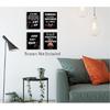 LNLAGBO pirational Basketball Wall Art Prints,Basketball Art Prints,Sports Canvas Posters for Sports Fans Boys Guys Room Dorm Bedroom Wall Decor,Set