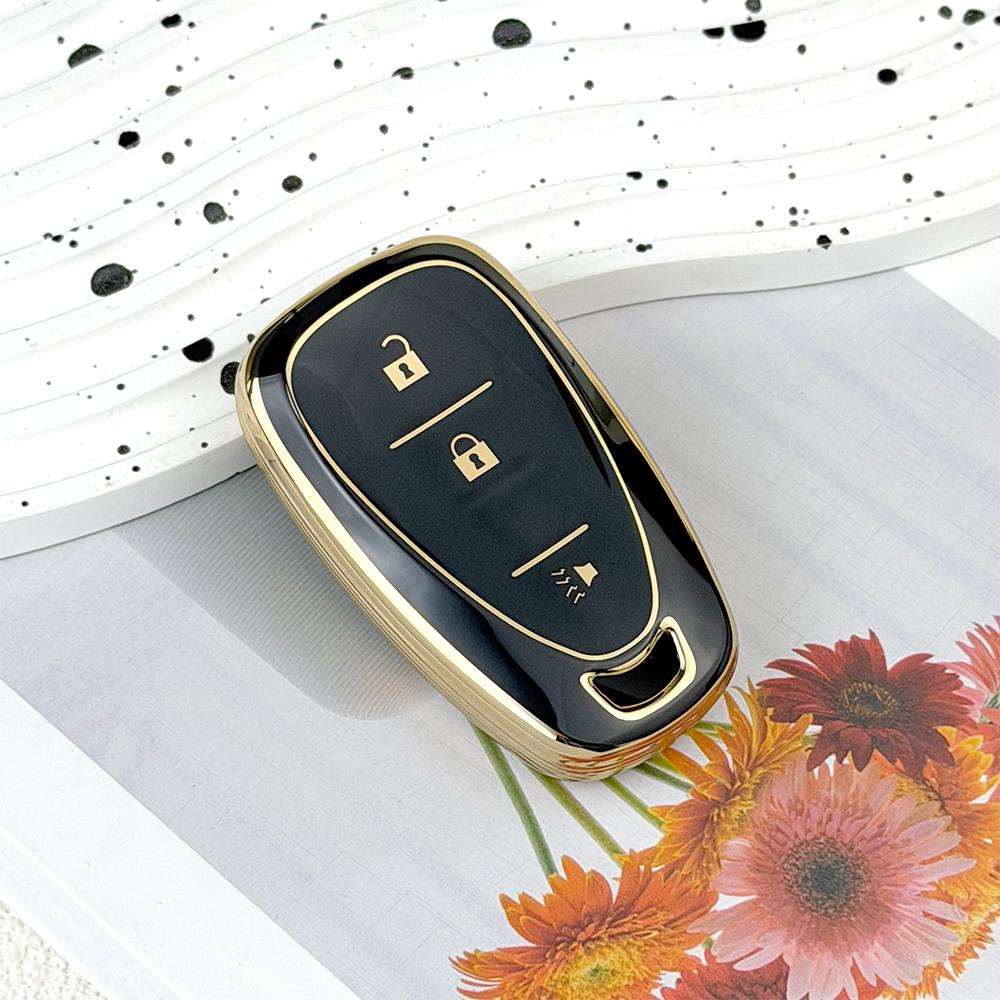 TPU Car Key Fob Cover Case for Chevrolet 2017-2019 Chevy Malibu Camaro Cruze Traverse Sonic Volt Bolt Equinox Spark Blazer Onix jd2