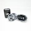 Kimyoaee 2-Piece Windscreen for DJI Mic 2 and Osmo Pocket 3 Lavalier Microphone Accessories, Includes Pop Filters and Noise-Reducing Foam - Gray