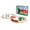 BRIO Classic Rail Figure-8 Set [22 Pieces] for Ages 2 and Up (Wooden Train Toy with Rails) 33028