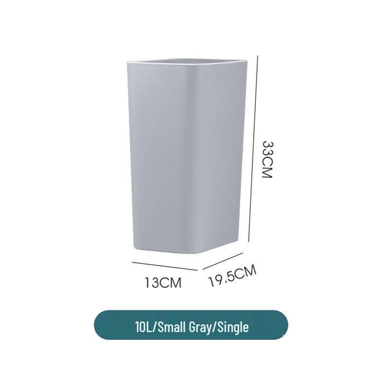 Press-Type Pop-Up Lid Trash Can for Kitchen, Bathroom, or Restaurant