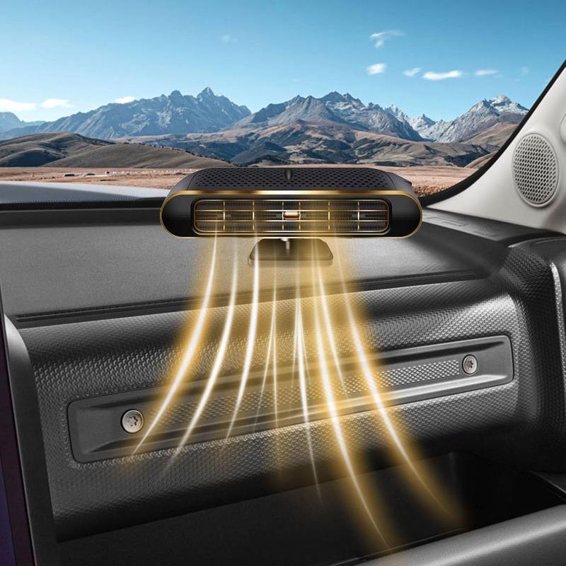 12V Автомобильный обогреватель и размораживатель 150 Вт Портативный Энергоэффективный Быстрое размораживание Помощь при зимнем вождении Экологичный продукт