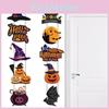 Halloween Door Scene Setter With Paper Pumpkin And Bat For Trickortreat And Party Atmosphere