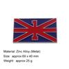 1pc 3D Metal  British National Flag Emblem Decal Side Fender Rear Fender Badge Sticker for All Car There are Six Colors to Choose From