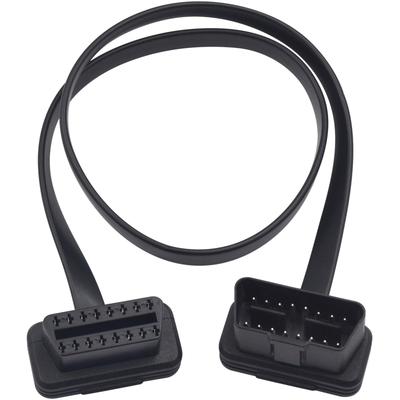 Duttek Автомобильный OBD2 Автомобильный удлинительный кабель OBD2 16-контактный папа-мама Удлинительный кабель, 16Pin