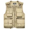 Outdoor Casual Vest Men's New Large Size Workwear Multi-pocket Quick-drying Mesh Fishing Vest