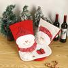 Вязаный Рождественский Носок-чулок Подарочный Мешок для Пожилых Снеговик Наряжаться Конфетный Мешок Подарочный Мешок Украшение для Рождественской Елки Подарок YFA2250