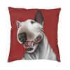 Подходит для автомобиля, дивана, наволочки, британский бультерьер, наволочка для подушки, кавайная, милая собака