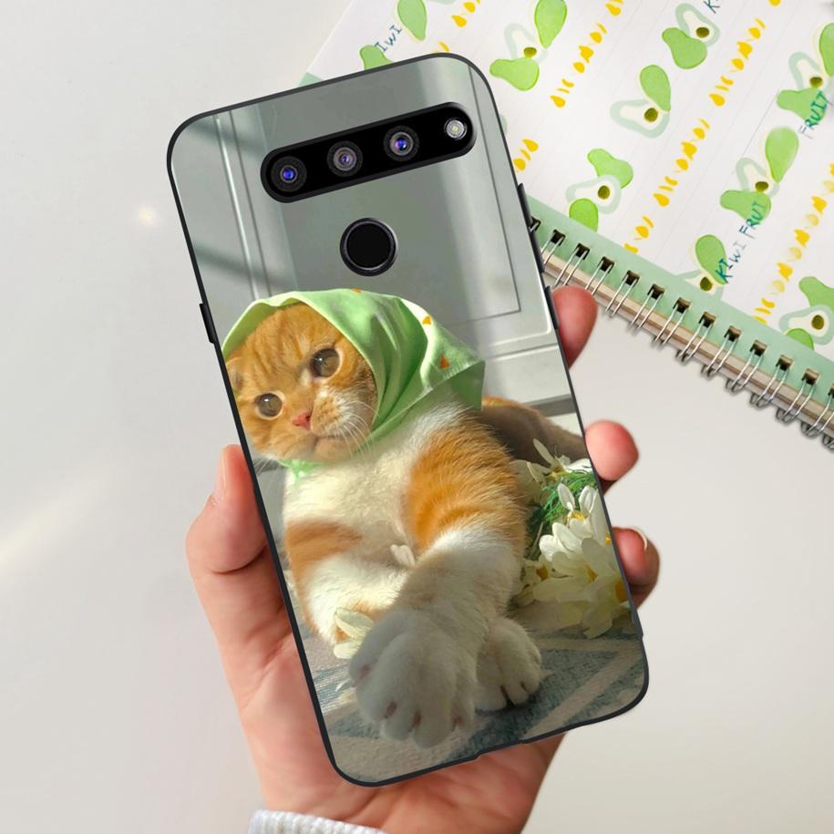 Чехол для LG V50 ThinQ 5G LM-V500EM, чехол для телефона, модный, с цветами и бабочками, из мягкого силикона, задняя крышка для LG V40 V50s Thinq 5G, бампер