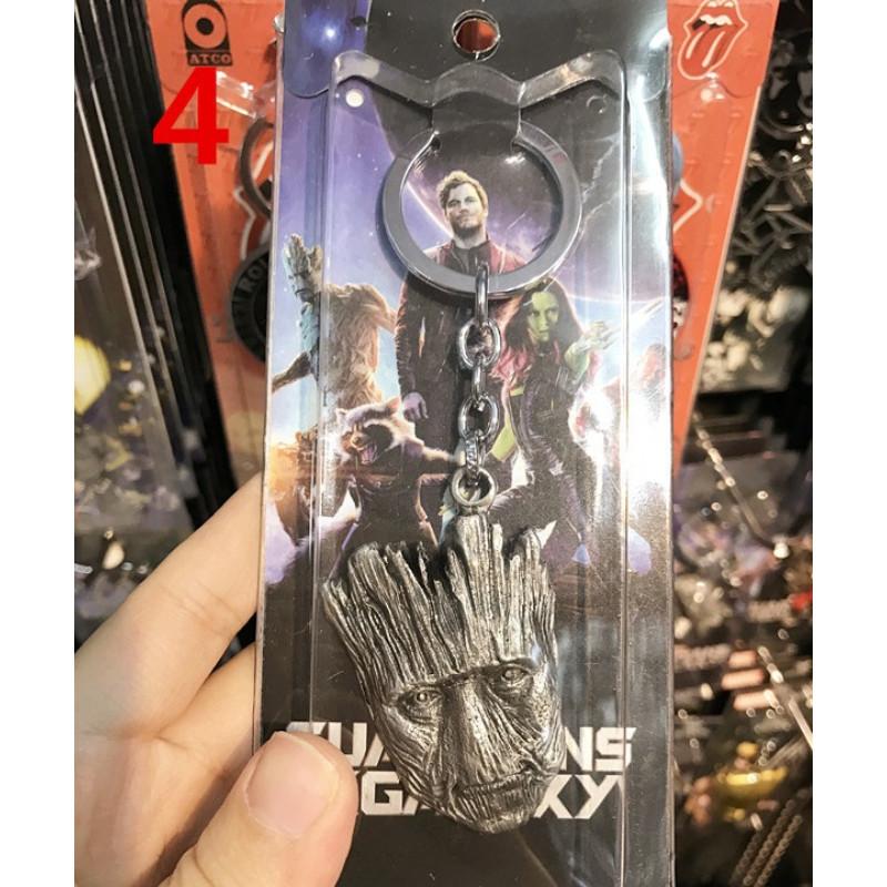 Guardians Of The Galaxy Alloy Groot Rocket Raccoon Keychain Gift For Fans