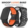 WHOOP 5.0 MG Sport Breathable Flex Wrist Band Soft-Touch Silicone Waterproof and Sweatproof Adjustable Strap 5.0/4.0 Compatible