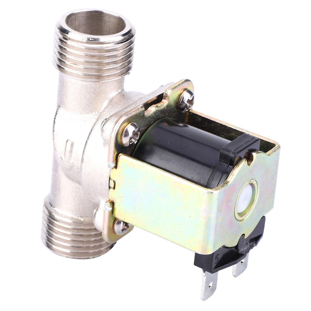 12V G1Celsius2 NC Corrosion Resistant Brass Electric Solenoid Valve Threads Sensitive Switching Normally Closed Water Inlet Valve for