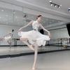 Женский камизол с высоким вырезом на бедрах с принтом масляной живописи для танцев и гимнастики