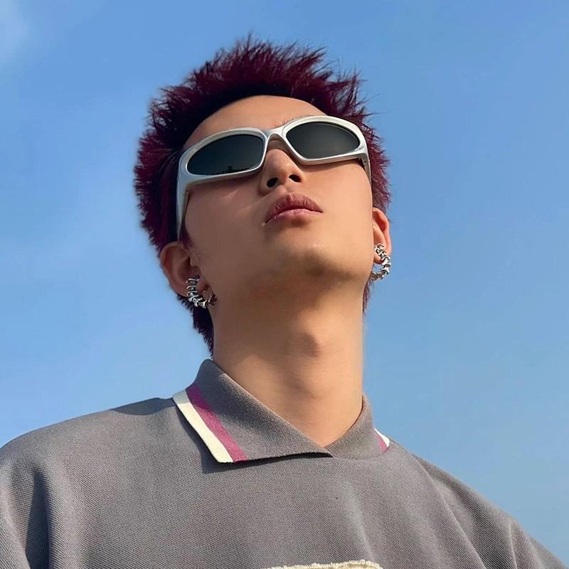 Солнцезащитные очки Y2K Sports Punk Женские Мужские Квадратные Винтажные Оттенки Модные Очки-Гогглы Солнцезащитные очки для альпинизма