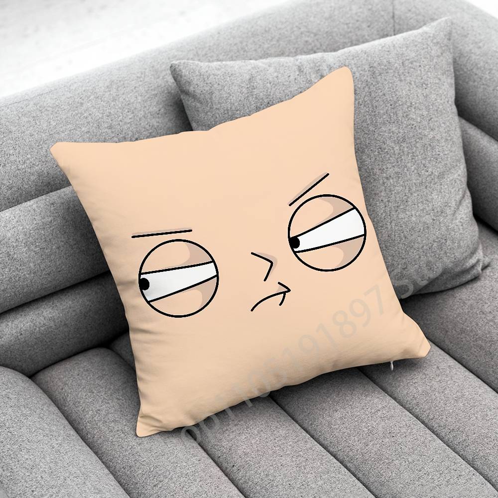 F-Family Funny Guy Throw Pillow Case For 30X30Cm 40X40Cm 45X45Cm 50X50Cm 55X55Cm Square Sofa Pillowcase Shell