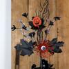Halloween Eyeballs Stem With Textured Maple For Window Display Decoration