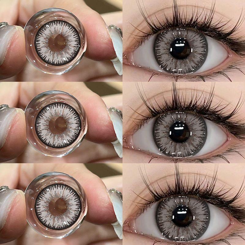 MillCreek 2 шт. мягкие цветные контактные линзы для косплея на Хэллоуин, красные контактные линзы для ежегодного использования 0,00