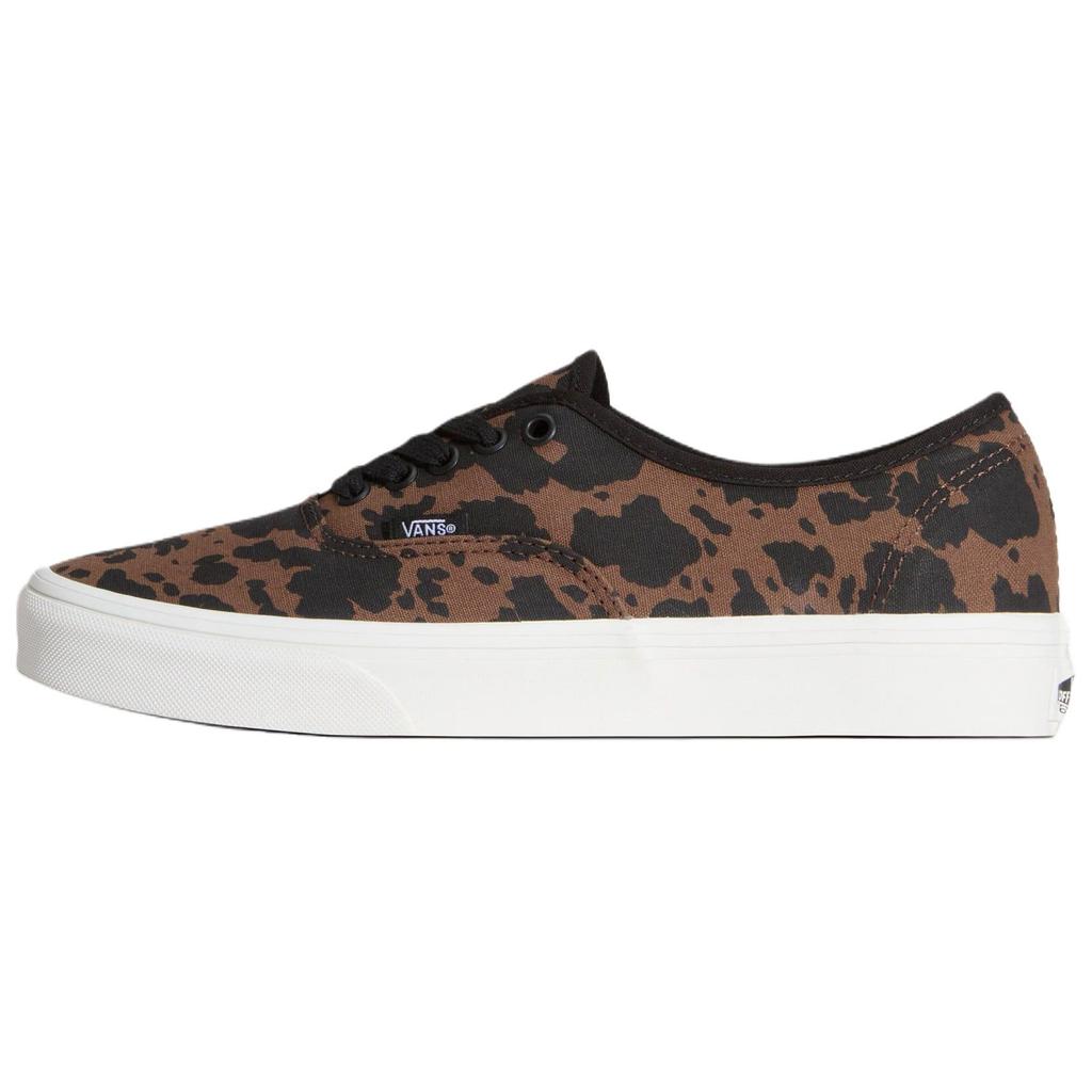 Vans Аутентичные Удобная посадка Низкие кеды для скейтбординга Унисекс кроссовки Коричневый Черный VN000D7YC80