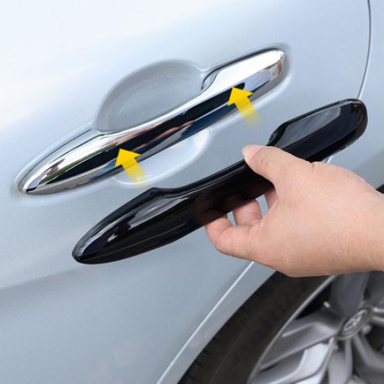 Для Toyota Corolla Cross Ярко-черные Накладки на ручки передних дверей