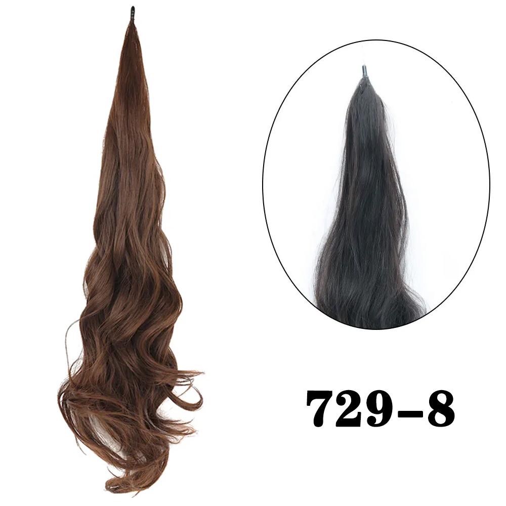 MISS WIG Синтетический 30-дюймовый гибкий хвостик, длинный волнистый многослойный хвостик, парик для женщин, для косплея
