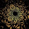 HOMZY Уличный садовый солнечный светильник Железное искусство Подвесной светильник Полый светодиодный ландшафтный светильник Садовое украшение Проекционный светильник Водонепроницаемый
