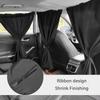 Sun Shade Car Privacy Curtains Car Divider Curtain Between Rear Seat Auto Blackout Curtains for Kids Baby Travel Nap Sleeping