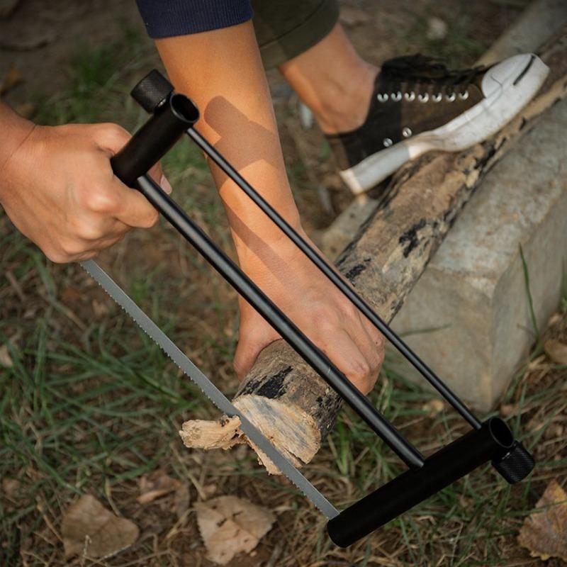 Многофункциональная ручная пила для улицы, портативный инструмент для кемпинга, быстроскладывающееся лезвие пилы, ручная пила для полевых работ по дереву